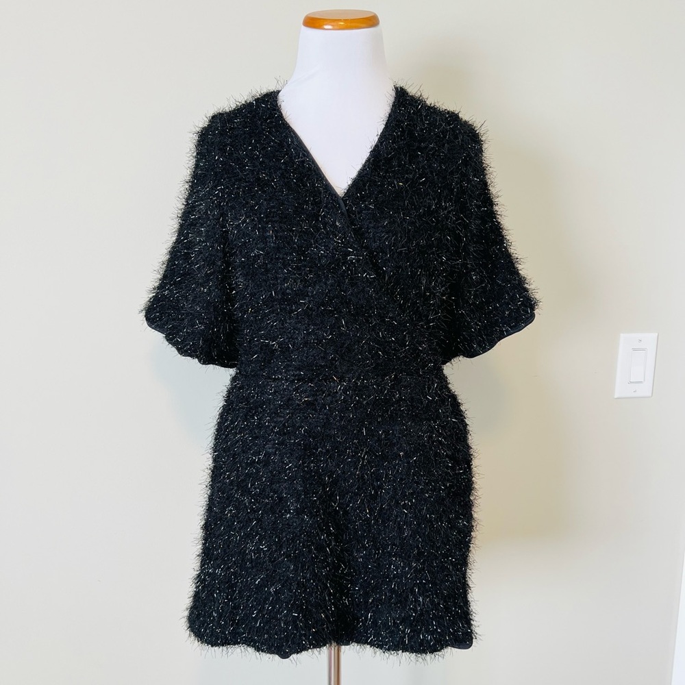 SMASH + TESS X HILLARY DUFF Black Romper Size Medium